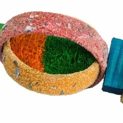 Euro Joe Birrdeeez Papegaai Speelgoed Rondhout/zaad Small -Euro Joe STORE 261997