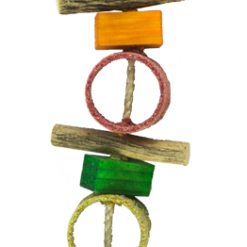 Euro Joe Birrdeeez Sekelbos Tubes Parrot Toy