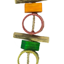 Euro Joe Birrdeeez Sekelbos Tubes Parrot Toy