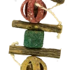 Euro Joe Birrdeeez Coral Ball Sekelbos Puzzle Bird Toy