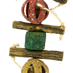 Euro Joe Birrdeeez Coral Ball Sekelbos Puzzle Bird Toy