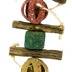 Euro Joe Birrdeeez Coral Ball Sekelbos Puzzle Bird Toy