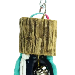 Euro Joe Birrdeeez Parkiet Sekelblok En Katoenfranjes + Bel