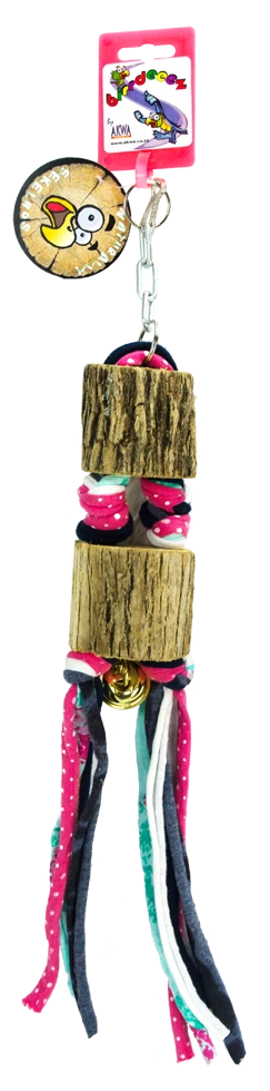 Euro Joe Birrdeeez Parkiet Sekelblok (2 St) & Katoenfranjes 1 Euro Joe Birrdeeez Parkiet Sekelblok (2 St) & Katoenfranjes