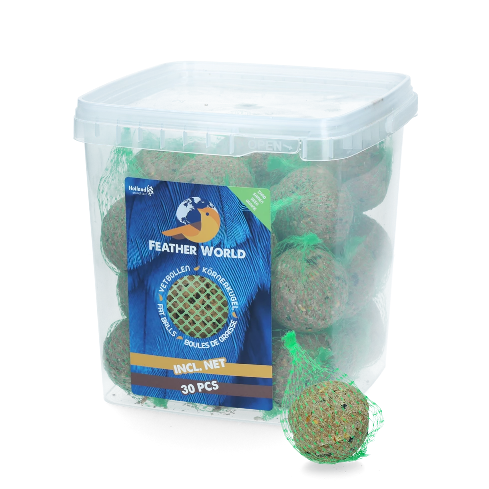 Euro Joe Feather World Zaden Mezenbol Incl. Net (groen) 1 Euro Joe Feather World Zaden Mezenbol Incl. Net (groen)