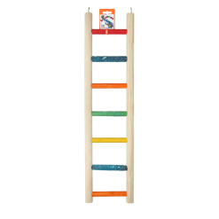 Euro Joe Birrdeeez Parrot Ladder 7 Step All Wood -Euro Joe STORE 269882