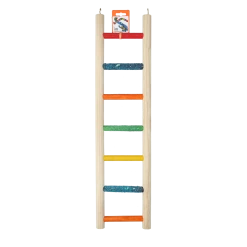 Euro Joe Birrdeeez Parrot Ladder 7 Step All Wood -Euro Joe STORE 269882
