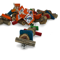 Euro Joe Birrdeeez Medium Variety 6-Pack Bird Toy