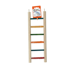 Euro Joe Birrdeeez Cockatiel Ladder 6 Step All Wood -Euro Joe STORE 269889