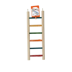 Euro Joe Birrdeeez Cockatiel Ladder 6 Step All Wood -Euro Joe STORE 269889