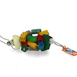 Euro Joe Birrdeeez Strangled Bell Parrot Toy 400mm