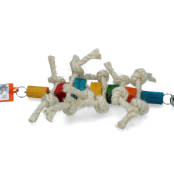 Euro Joe Birrdeeez Caterpillard Bird Toy (Wood & Rope)