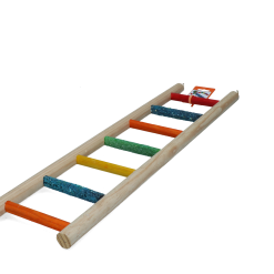 Euro Joe Birrdeeez Parrot Ladder 7 Step All Wood -Euro Joe STORE 269897