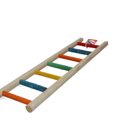 Euro Joe Birrdeeez Parrot Ladder 7 Step All Wood -Euro Joe STORE 269897