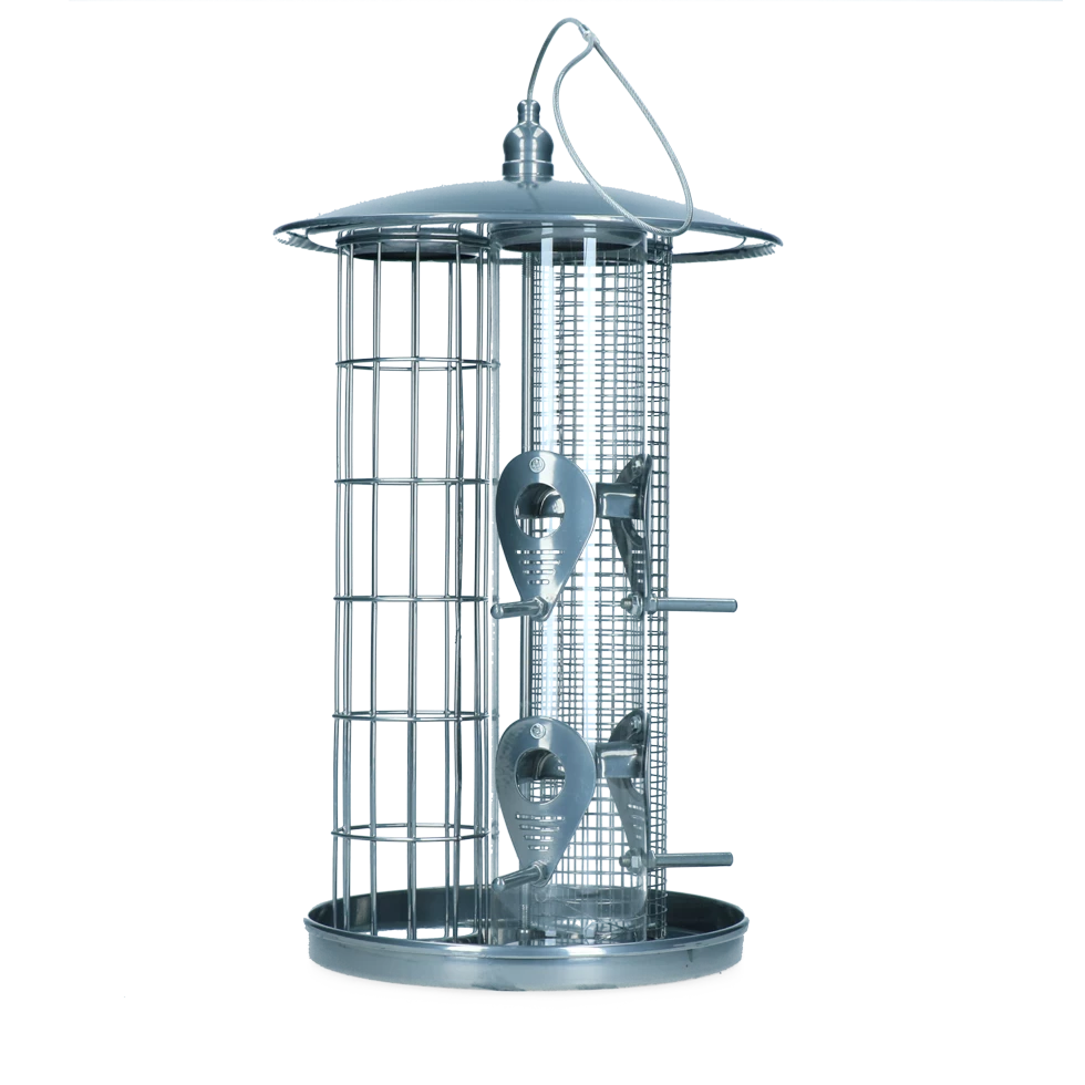 Euro Joe Pawise Triple Bird Feeder 2 Euro Joe Pawise Triple Bird Feeder - Image 2