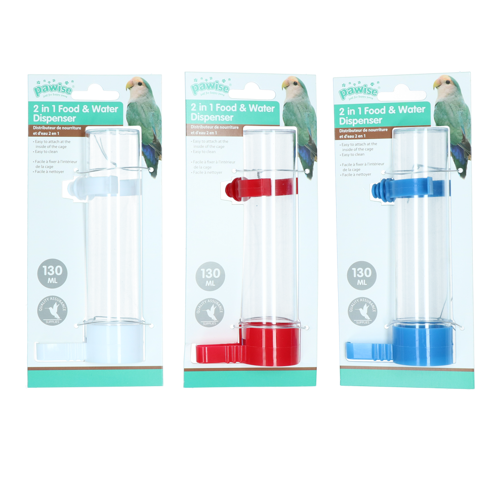 Pawise Fountain and Feeder, 130 ml/16 cm Euro Joe Pawise Fountain And Feeder, 130 Ml/16 Cm -Euro Joe STORE 272426