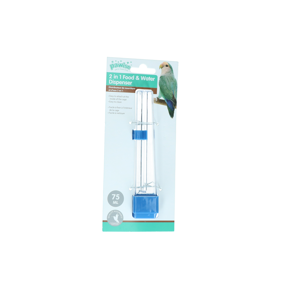 Pawise Fountain and Feeder, 75 ml/14,5 cm Euro Joe Pawise Fountain And Feeder, 75 Ml/14,5 Cm -Euro Joe STORE 272758
