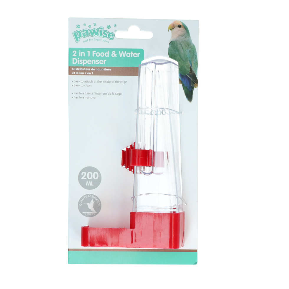 Pawise Fountain and Feeder, 200 ml/16 cm Euro Joe Pawise Fountain And Feeder, 200 Ml/16 Cm -Euro Joe STORE 272760