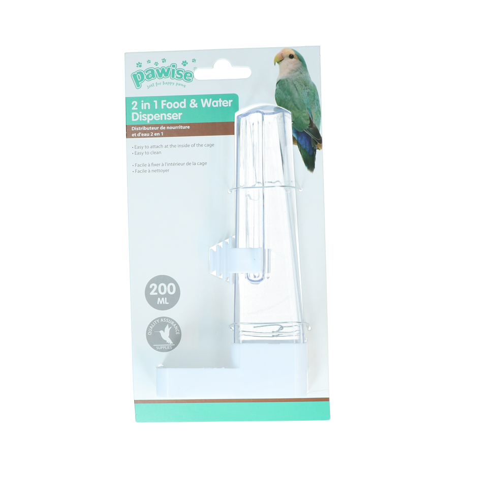 Pawise Fountain and Feeder, 200 ml/16 cm Euro Joe Pawise Fountain And Feeder, 200 Ml/16 Cm -Euro Joe STORE 272761