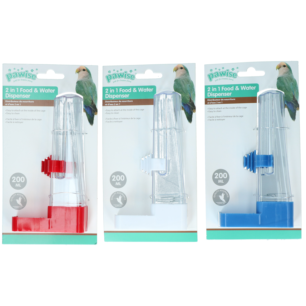 Pawise Fountain and Feeder, 200 ml/16 cm Euro Joe Pawise Fountain And Feeder, 200 Ml/16 Cm -Euro Joe STORE 272764