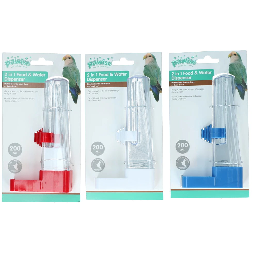 Euro Joe Pawise Fountain And Feeder, 200 Ml/16 Cm 1 Euro Joe Pawise Fountain And Feeder, 200 Ml/16 Cm