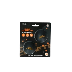 Euro Joe Dog Comets Ball Stardust Zwart Oranje M 2-pack