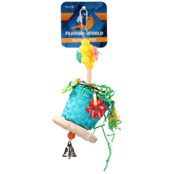 Euro Joe Feather World Flower Pot