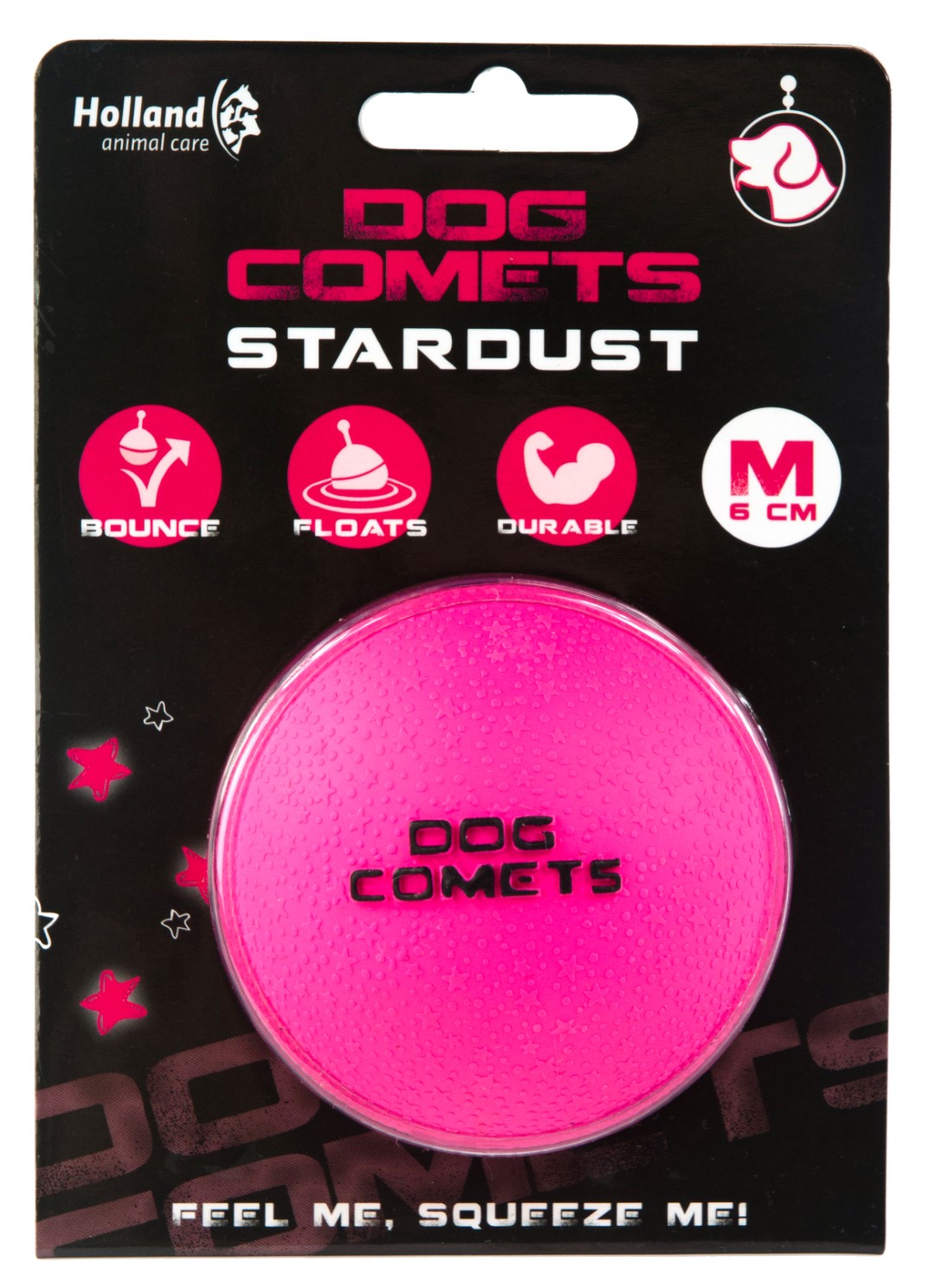 Dog Comets Ball Stardust Roze M Euro Joe Dog Comets Ball Stardust Roze M -Euro Joe STORE 87052 2