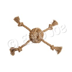 Euro Joe AB Rope Ball With 4 Knots Natural-265-275g 30cm