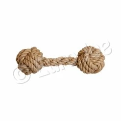Euro Joe AB Rope Dumbbell Natural-370-380g 28cm