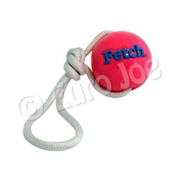 Euro Joe PD ORBEE-TUFF Fetch Ball With Rope Pink- Ø7,5cm
