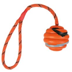 Euro Joe Wavy Ball On A Rope, Natural Rubber