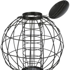 Euro Joe Mezenbollenhouder/beschermrooster, 4 Bol., Metaal