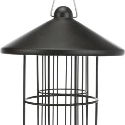 Euro Joe Fat Ball Feeder With Roof, 3 Fat Balls, Metal