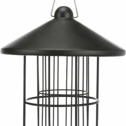 Euro Joe Fat Ball Feeder With Roof, 3 Fat Balls, Metal