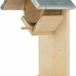 Euro Joe Pindakaashouder Met Voederbak, Grenenhout