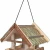 Euro Joe Bird Feeder, Hanging, Bark Wood