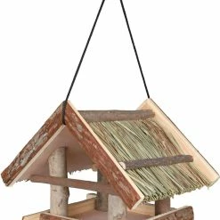 Euro Joe Bird Feeder, Hanging, Bark Wood
