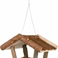 Euro Joe Bird Feeder, Hanging, Bark Wood