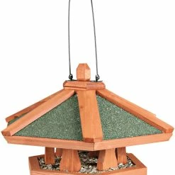 Euro Joe Natura Bird Feeder, Hanging, Pine Wood