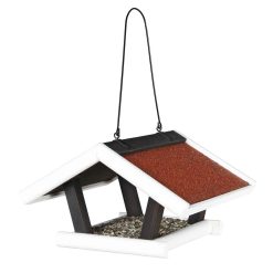 Euro Joe Natura Bird Feeder, Hanging, Pine Wood