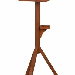 Euro Joe Natura Bird Feeder With Stand & Silo, Pine Wood