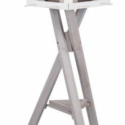 Euro Joe Natura Bird Feeder W. Stand & Silo, Pine Wood