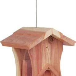 Euro Joe Natura Bird Feeder, Hanging, Cedar Wood