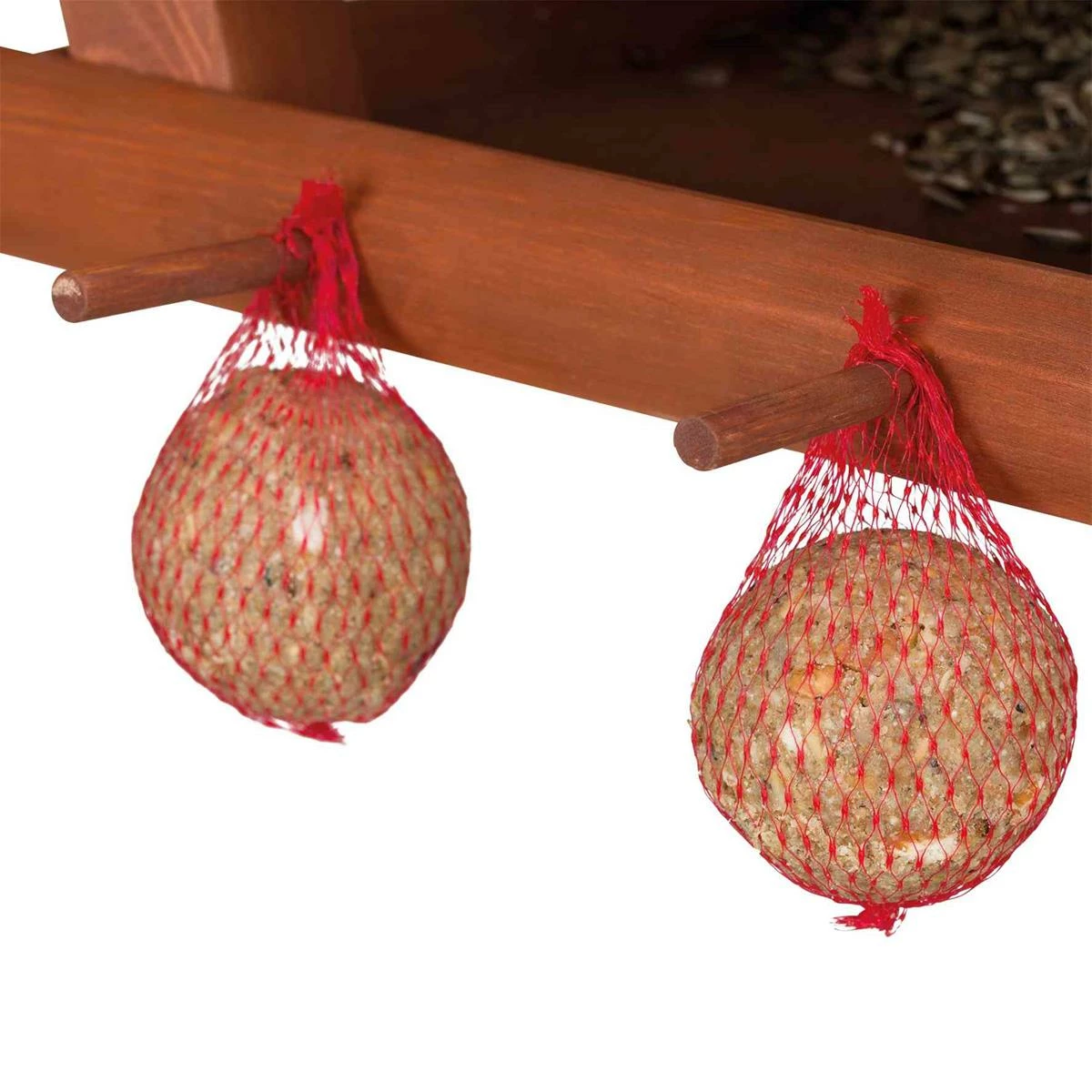 Euro Joe Natura Bird Feeder With Stand & Silo, Pine Wood 2 Euro Joe Natura Bird Feeder With Stand & Silo, Pine Wood - Image 2