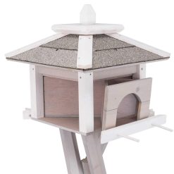 Euro Joe Natura Bird Feeder W. Stand & Silo, Pine Wood -Euro Joe STORE PHO PRO DET CLIP 55810 3