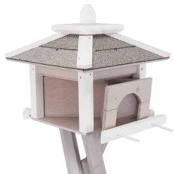 Euro Joe Natura Bird Feeder W. Stand & Silo, Pine Wood -Euro Joe STORE PHO PRO DET CLIP 55810 3